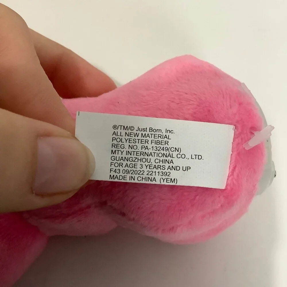Peeps Pink Bunny Plush Toy 7